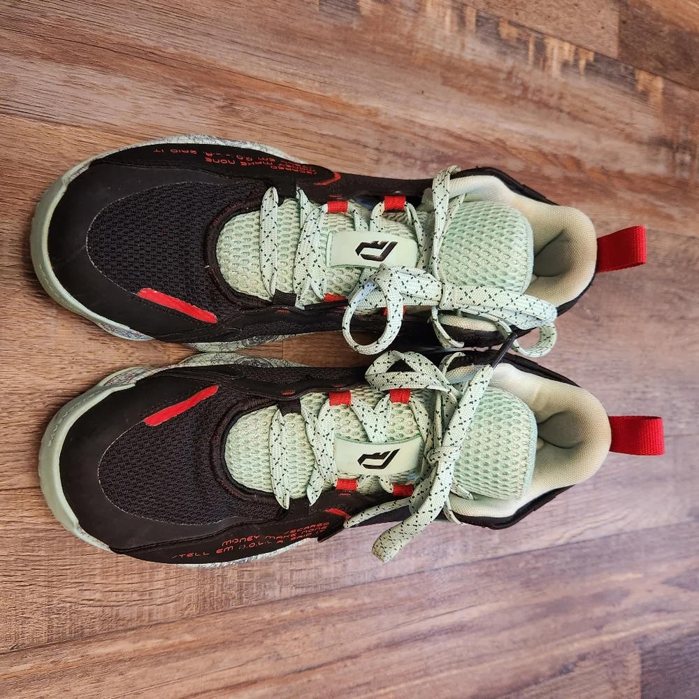 Adidas Dame 7 EXT/PLY black clear mint basketball shoes - Picture 4 of 9